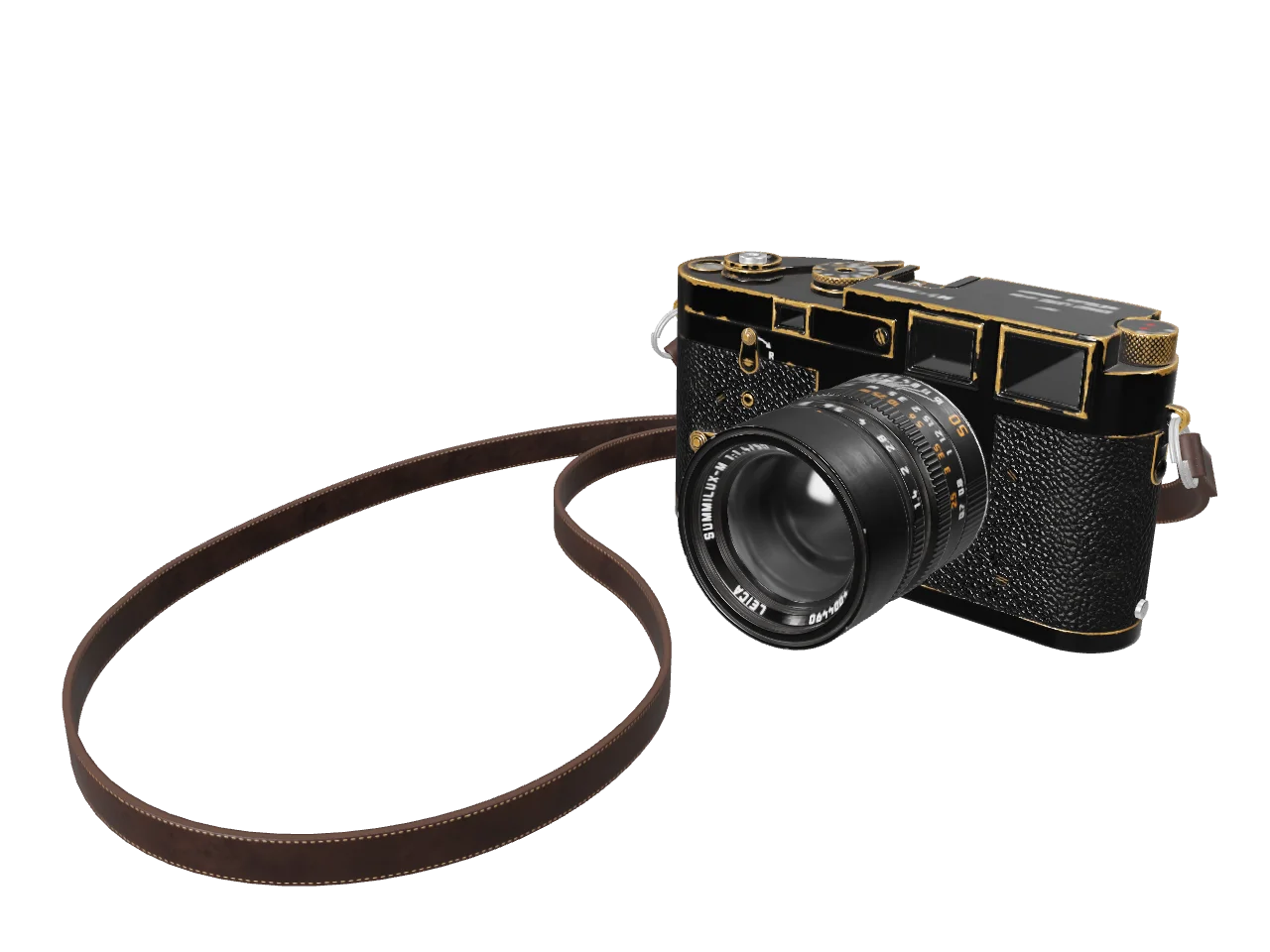 Render of the original 3D camera model at a fixed camera angle